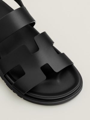 最終SALE HERMES サンダル 38 Genius sandal - Black | Hermès USA